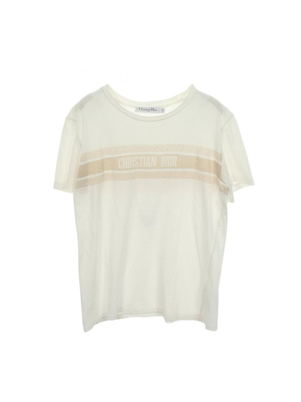 Dior Short Sleeve T-Shirt Signature Band Cotton